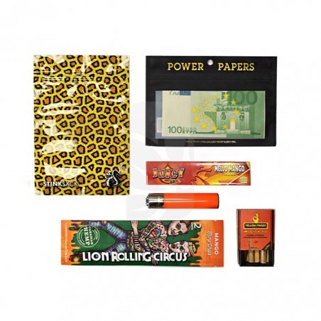Parafernalia para fumadores cannabis | Pack Leopard 6.21 €