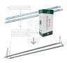 Cable alimentación COSMORROW 2 X 40 w. Cable alimentación COSMORROW 2 X 40 w.
