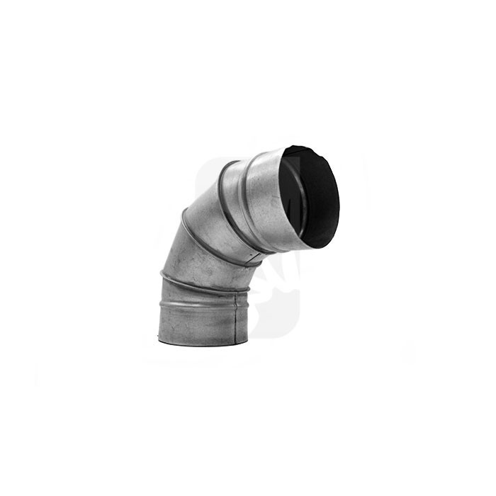 Gebogener 90°-Bogen 125 mm Gebogener 90°-Bogen 125 mm