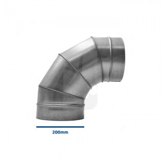 90° Curved Elbow 200 mm