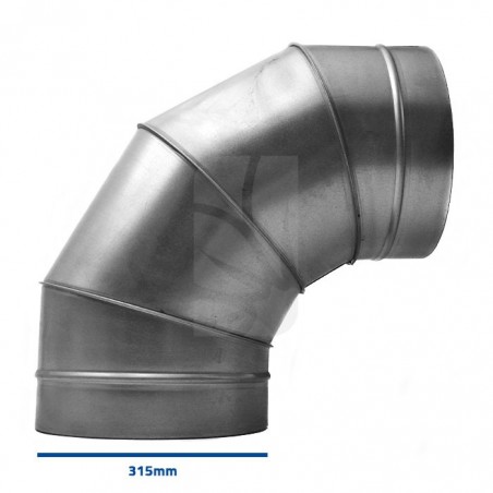 90° Curved Elbow 315 mm