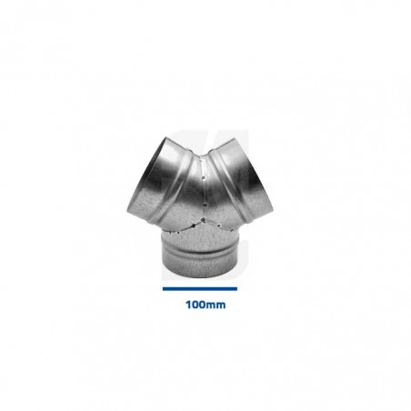 Union en Y 100 mm.