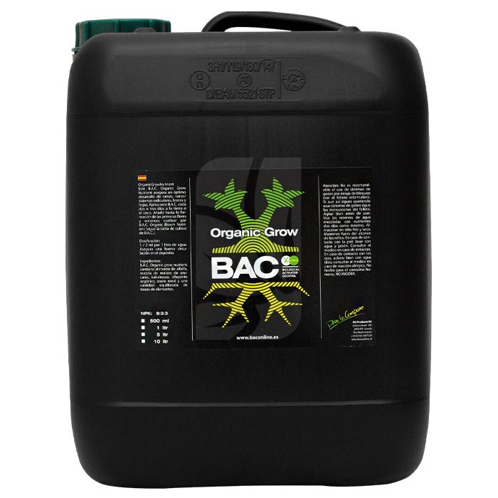 Organic Grow 10 Litri BAC