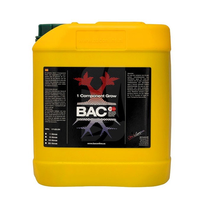 One Component Soil Grow de 5 Litros BAC One Component Soil Grow de 5 Litros BAC