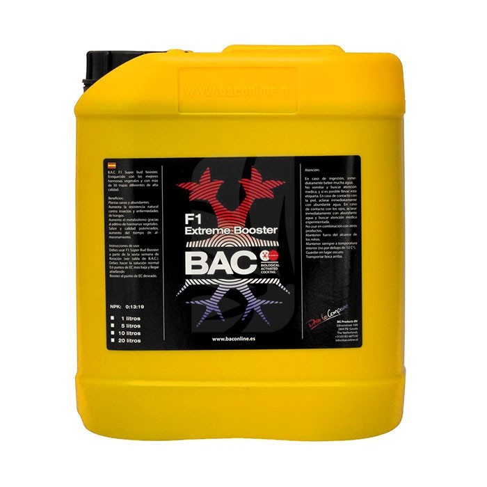 F1 Superbud Extreme Booster de 5 Litros BAC F1 Superbud Extreme Booster de 5 Litros BAC