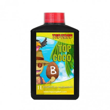 Fertilizante de 2 parte Top Coco B de 1 Litro. Top Crop ◁