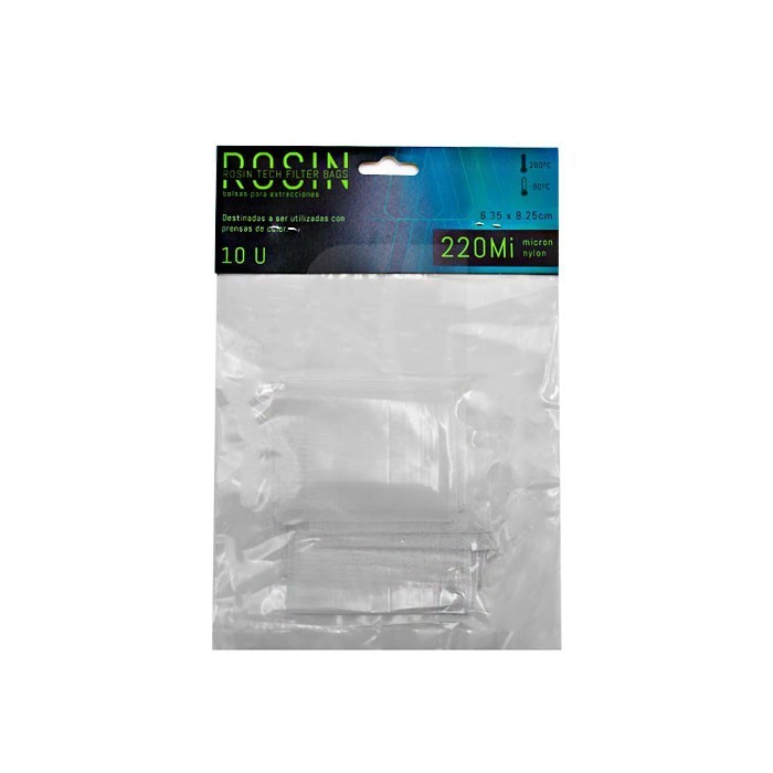 Sachet Rosin 220 Microns 6,35 x 8,25 cm 10 u.