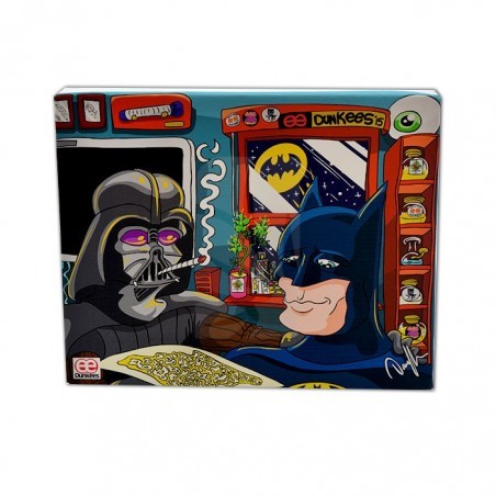 Dunkees Evil vs Good Canvas Print