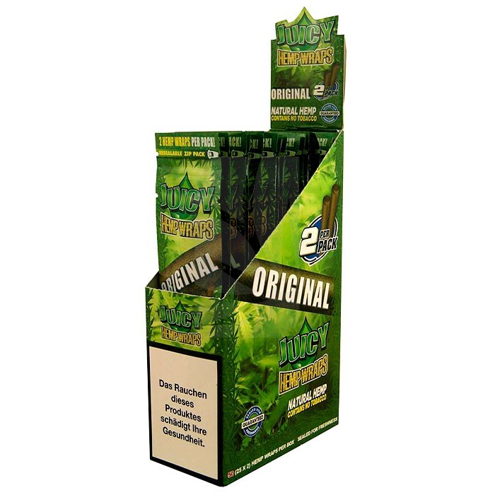 Blunt Juicy Hemp Wraps Natural Boîte 25 unités