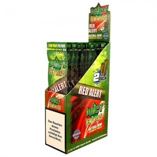 Caja de Blunts Jay's Hemp Wraps Red Alert de Juicy Hemp Wraps