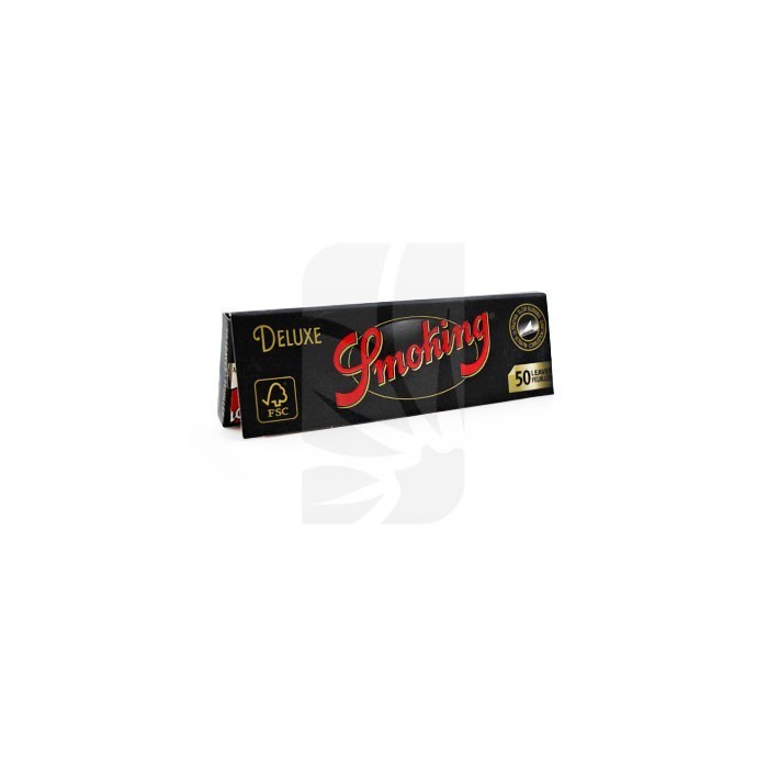 Smoking DeLuxe 1¼ (Black) Rolling Paper Smoking DeLuxe 1¼ (Black) Rolling Paper