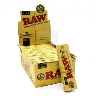 RAW Connoisseur Slim + Pre Rolled CAJA