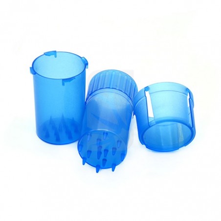 Budtainer Blue Grinder ⚡ Cannabis Paraphernalia