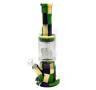 Silicone Waterpipe Glass Part + Percolator Camouflage 38 cm