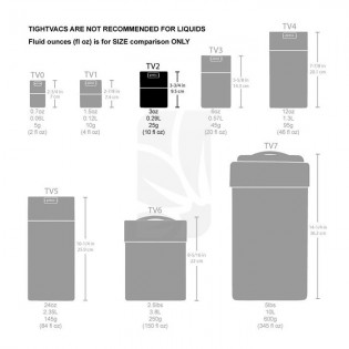 Opaque Storage Jar 0.29 L TightVac