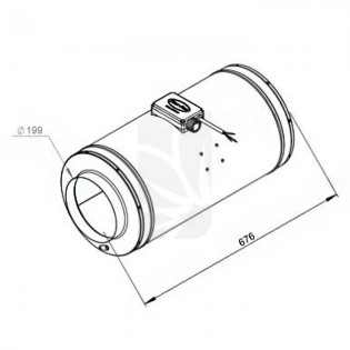 Estrattore Q-Max AC 200 (1120 m3/h) Can-Fan