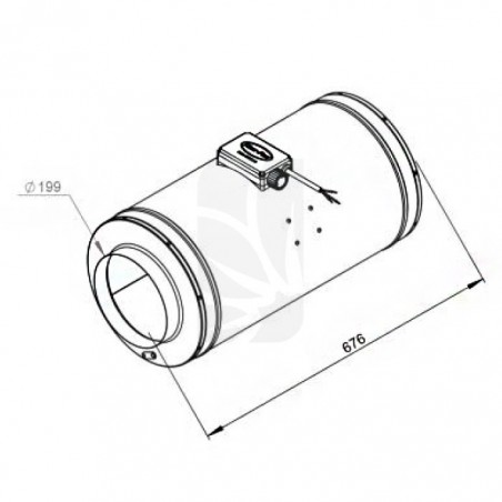 Extrator Q-Max AC 200 (1120 m3/h) Can-Fan