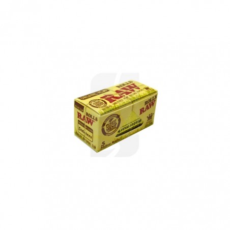 Rollo de 5 m. de Papel de Liar Organic Hemp en King Size C24 de RAW