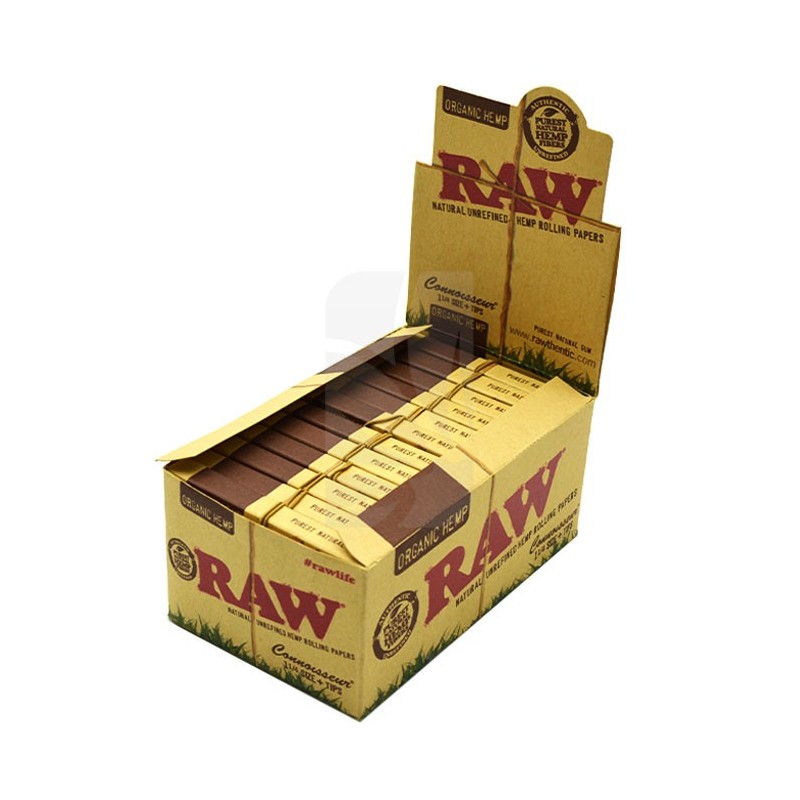 Papel Raw Organic 1 ¼ para liar cigarros de marihuana