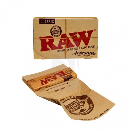 Papeles de Liar en 1 1/4 Artesano Classic de RAW