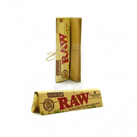 Papeles de Liar Connoisseur en King Size con tips de Organic Hemp de RAW