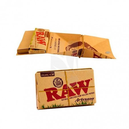 Papeles de Liar en 1 1/4 Artesano Organic Hemp de RAW