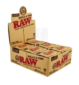 Raw Masterpiece Rollo+Filtros Caja 12 unidades