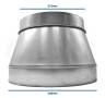 Metal Reducing Coupling 400-315 mm.