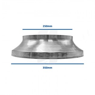 Acople Reducción Metal 350-250 mm.