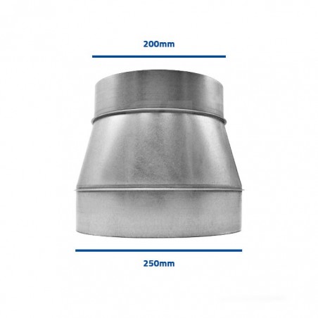 Metal Reducing Coupling 250-200 mm.