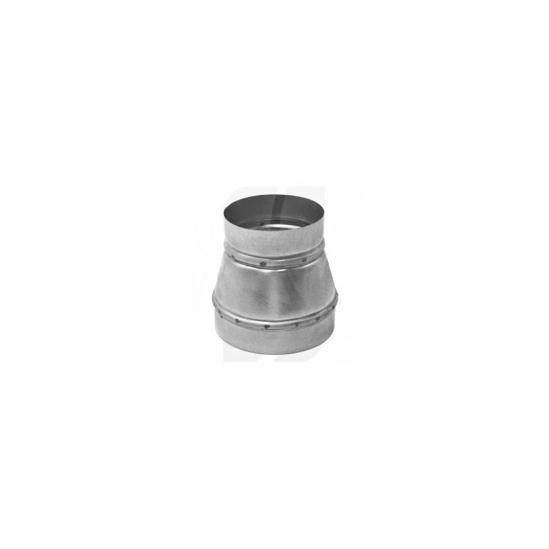 Acople Reducción Metal 125-100 mm. Acople Reducción Metal 125-100 mm.
