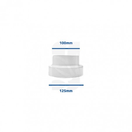 Plastic Reducing Coupling 125-100 mm.