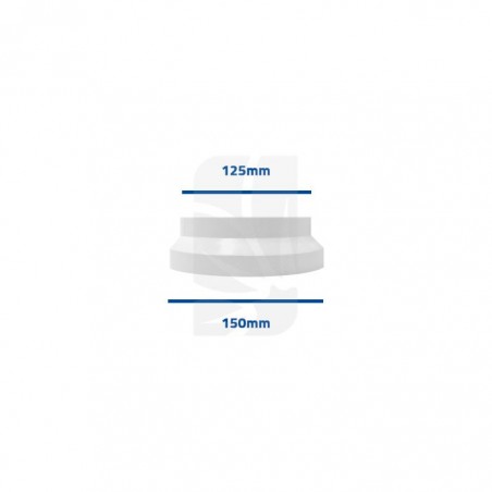 Plastic Reducing Coupling 125-150 mm.