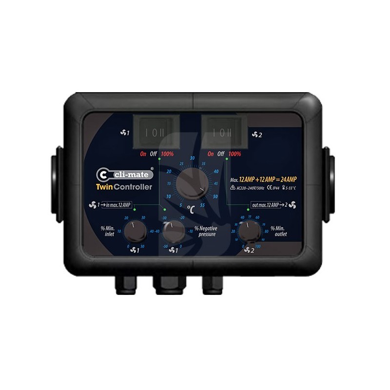 Controller doppio 24A (12+12) CLI-MATE