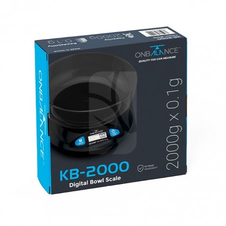 On Balance KB-2000 Digital Scale 0.1–2000 g