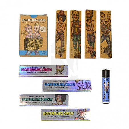 Pack de parafernalia Lion Rolling Circus - 8.30 €