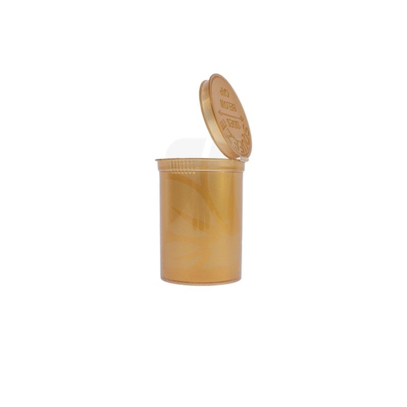 Contenedor Pop Top Dorado 120 ml. Contenedor Pop Top Dorado 120 ml.