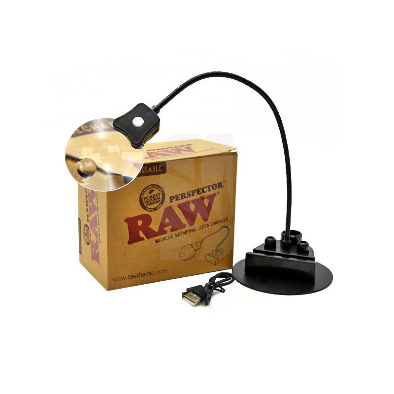 RAW Perspector. Lupa con led