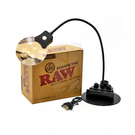 raw perspector lupa con led