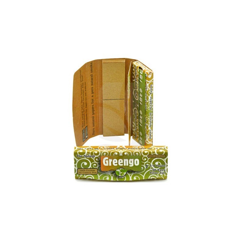PAPEL GREENGO 1.1/4 50 U + 50 FILTER TIP PAPEL GREENGO 1.1/4 50 U + 50 FILTER TIP