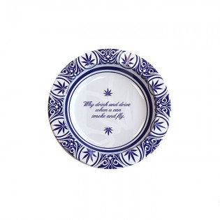 Delf Blue 02 Metallic Ashtray ⚡ BUY at GrowShop