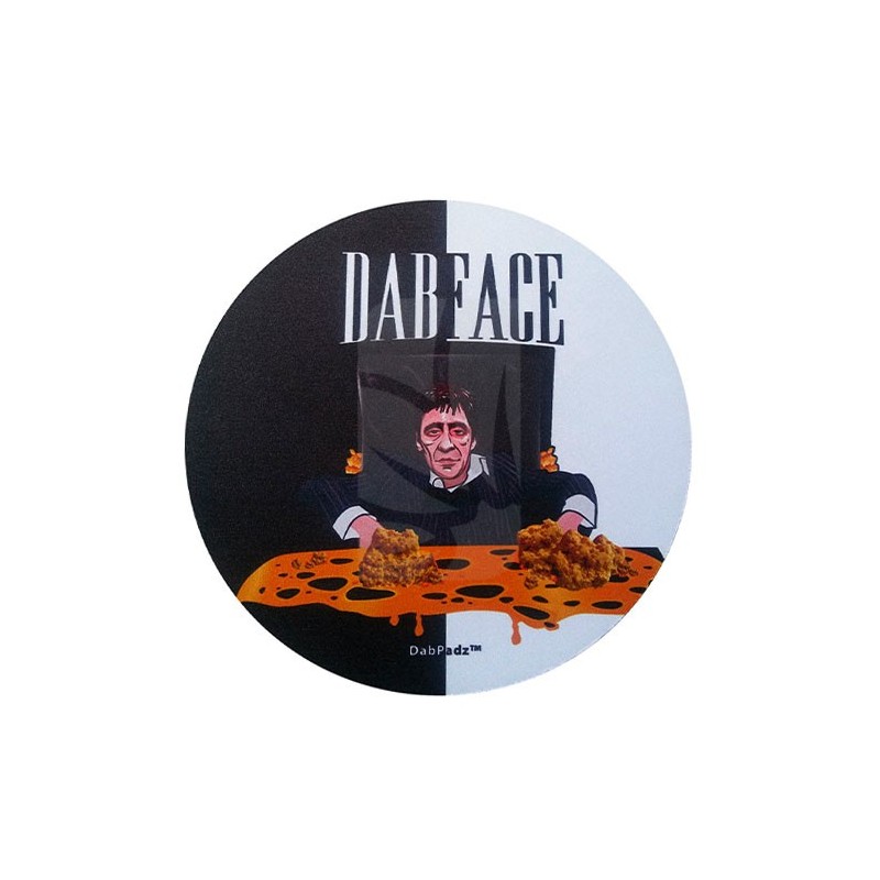 Tapis rond Dabface 20 cm. DabPadz