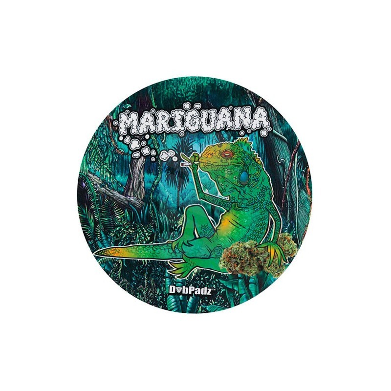 Tapete redondo Mariguana 20 cm. DabPadz Tapete redondo Mariguana 20 cm. DabPadz