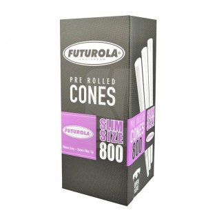 Box of White Cones in Slim Size 3 3/4 by Futurola ⭐