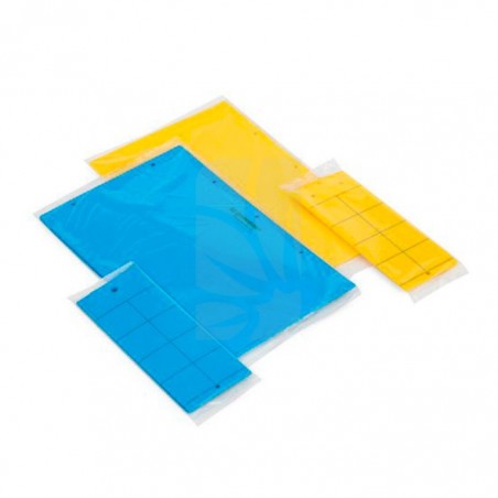 TRAMPAS ADHESIVAS AZULES 40 X 25 (12 LÁMINAS)