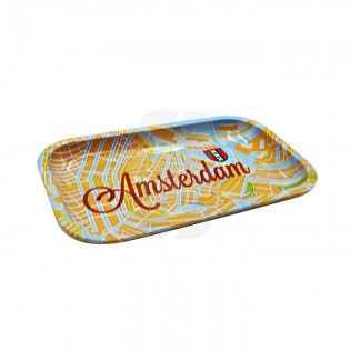 Amsterdam Karten Metalltablett Groß