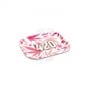 420 Pink Rolling Tray 18 x 14 cm
