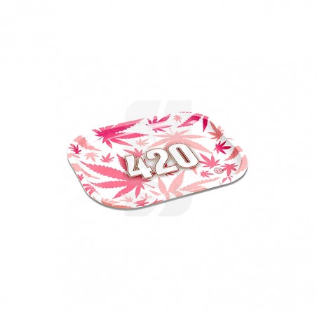 420 Pink Rolling Tray 18 x 14 cm
