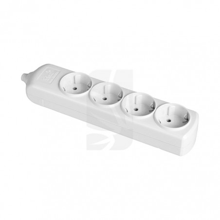 Buy 4-socket bipolar base without cable # Hydroponics Blanes