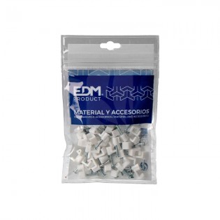 Buy white cable clamp hose - Hydroponics Blanes